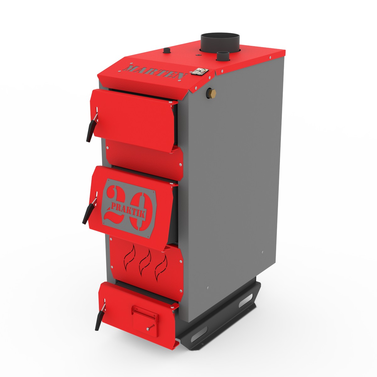 Котел опалювальний твердопаливний "Marten Praktik" МP-20 потужність 20 кВт